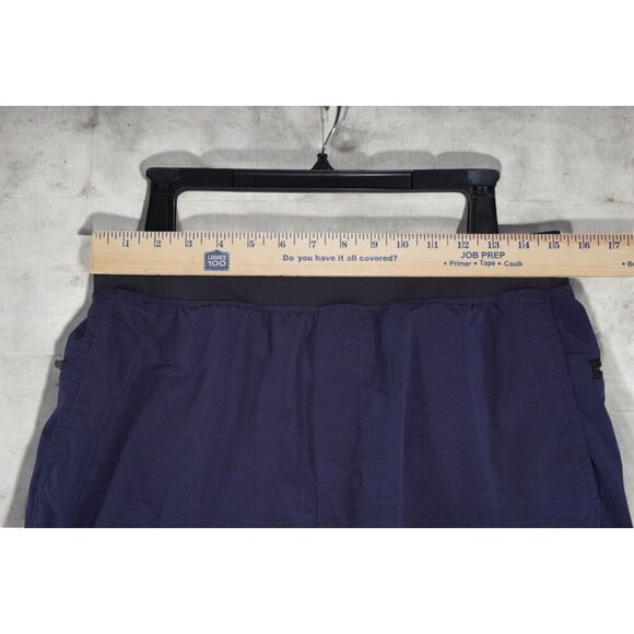 Fabletics The Franchise Shorts Men's Size Medium Solid Blue Athletic Shorts - Picture 9 of 12